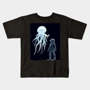 Astronaut and Jellyfish Kids T-Shirt